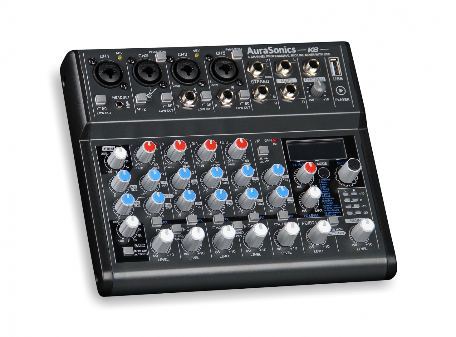 AuraSonics K8 компактный микшерный пульт в Нижнем Новгороде