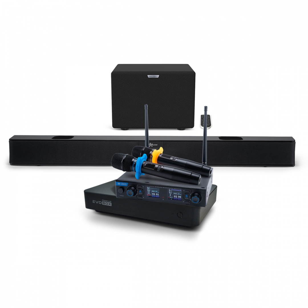 Hi-End караоке-система EVOBOX Premium + EvoSoundBar (саундбар с караоке) в Нижнем Новгороде
