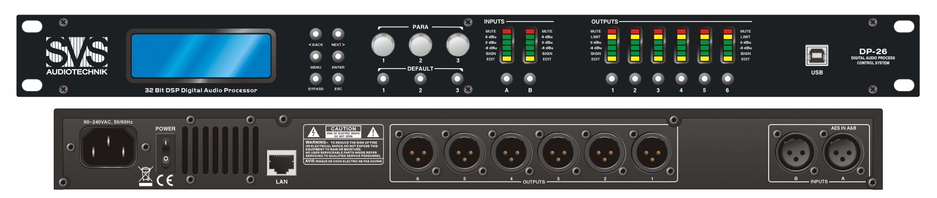 SVS Audiotechnik DP-26 Цифровой процессор: 2 входа 6 выходов в Нижнем Новгороде