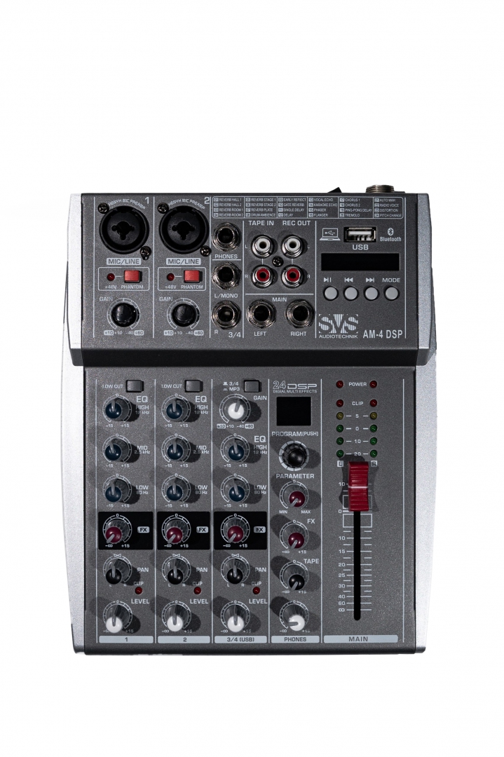 SVS Audiotechnik mixers AM-4 DSP Аналоговый микшерный пульт, 4-канала в Нижнем Новгороде
