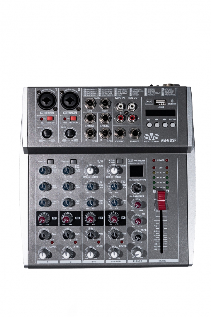 SVS Audiotechnik mixers AM-6 DSP Микшерный пульт аналоговый, 6-канальный SVS Audiotechnik mixers в Нижнем Новгороде