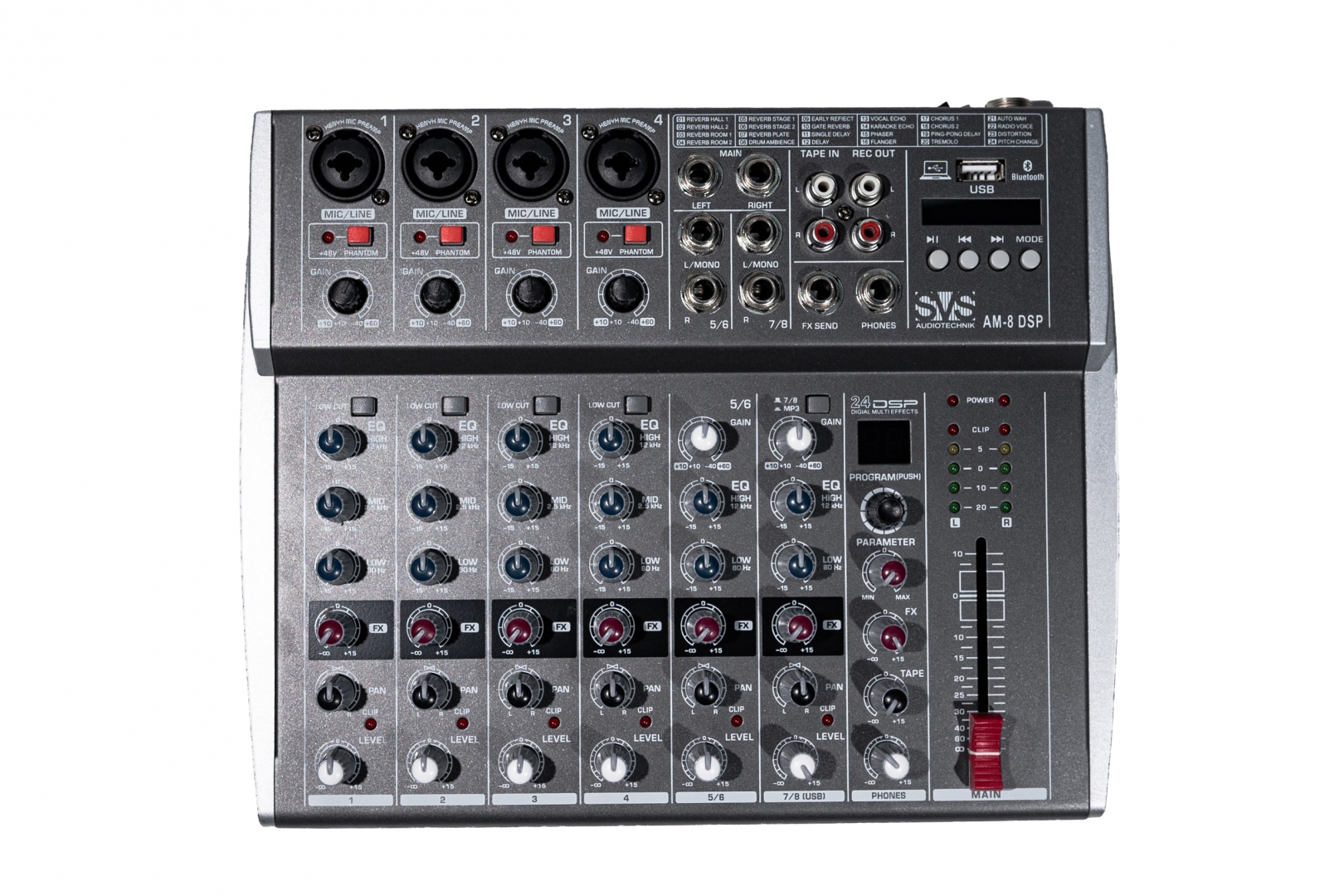SVS Audiotechnik mixers AM-8 DSP Микшерный пульт аналоговый, 8-канальный в Нижнем Новгороде